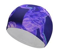 Green Dinosaur Style Swim Caps for Adult Women & Men, Lightweight Stretchable Swim Pool Hat,Swimming Caps for Pool, Beach, Lap Swimming,Surfing Protection Hair Ears