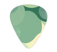 Green dotsGuitar Picks, 12-Piece Pattern Set, Three Different Thicknesses for Acoustic Electric Guitar and Other Instruments
