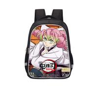 (Green, Double Large) Casual Demon Slayer School Bag With Spacious Compartments For Teens Use Everyday