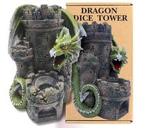 Green Dragon Dice Tower for Rolling Dice | D&D Dice Tower for DnD Dice Set