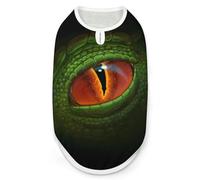 Green Dragon Eye Pet Printed Clothes,Pet T Shirts,Cool Puppy Shirts for Small,Medium And Large Pet Dogs Cats 2XL