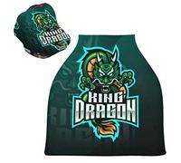 Green Dragon King Stretchy Baby Car Seat Cover,Canopy Nursing Covers,Soft Breathable Windproof Scarf Changepad for Winter Infant Breastfeeding Boys