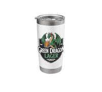 Green Dragon Lager Brave True Bywater Brewery Stainless Steel Insulated Tumbler