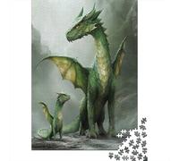 Green Dragon Puzzle 38x26cm/1000pcs Puzzles, Die Für Erwachsene Und Personen Ab 14 Jahren Geeignet Sind