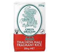 Green Dragon Thai Fragrant Jasmine Rice 20KG Thai Hom Mali AAA Premium Rice White Rice Chinese Ingredients Chinese Asian Cooking 20KG