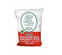 Green Dragon Thai Hom Mali Jasmine Rice 2KG - AAA Premium White Rice