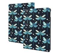 Green Dragonfly 1 Print Compatible with ipad 9th/8th/7th Generation Case Cover, Tablet Cases Compatible with ipad Case 10.2 Inch, Auto Wake/Sleep, Folio Stand