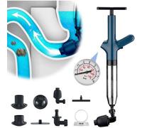 Green Drain Blaster Air Plunger For Toilet High Pressure Blockage Powerful Unblocker