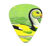 Green Duck Guitar Picks 12 Pack Assorted Thickness-0.46mm 0.71mm 0.96mm Medium Thin Heavy Celluloid Style Picks for Acoustic Electric Guitar Ukulele