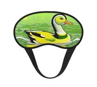 Green Duck It is a Black-Rimmed Eye mask. The Soft Eye mask can Improve Sleep Quality and is Suitable for Indoors, Outdoors and Traveling.