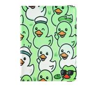 Green Duck Safaris Elements Leather Passport Holder Cover Wallet Large Capacity Passport Book Holders for Men Trip Essentials