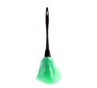 Green Dusters for Cleaning, Turkey Feather Duster Heavy Duty Dusting Kit for Blinds Bookshelf Furniture