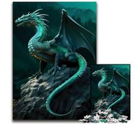 Green Earth Elder Dragon Jigsaw Puzzles for Adults 1000 Piece Impossible Jigsaw Puzzles for Adults Perfect for Christmas Halloween Easter New Year 1000 PCS(75x50cm)