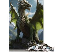 Green Earth Elder Dragon Puzzles500 Pieces Puzzles for Teenagers Gifts Family Activity Jigsaw Puzzles 500pcs (52x38cm)
