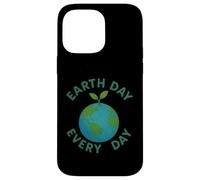 Green Earth Every Day Environmental Awareness Message Case for iPhone 14 Pro Max
