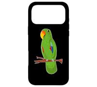 Green Eclectus Parrot Cute Drawing Case for iPhone 17 Pro Max