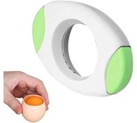 Green Egg Shell Opener, Egg Cracker Separator for Raw, Creative Eggshell Topper Cutter, Egg Cutter for Hard Boiled Eggs, Egg Topper Kitchen Tool, Kitchen Gadget Shell Breaker