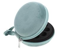 Green Eva Essential Oil Carrying Case for Bottle Storage | Portable Organiser, Protective Travel Pouch, Lightweight Zip Closure for Compact Packing