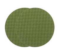 Green EVA Yoga Support Pad Pair for Knees and Elbows | Portable Kneeling Cushion, Reduces Discomfort, Easy to Carry, for Indoor Yoga Balance Practice