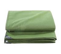 Green Extra Heavy Duty Tarpaulin 600g/m² Tarp Sheet Cover 1x1m 1x2m 1x3m Canvas Tarpaulin, Covered by Rain and Snow, Multipurpose for Outdoor Use(1.5x2m)