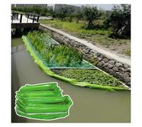 Green Extra Long Float-Type Oil Containment Boom, 32.8 65.6 98.4 FT PVC Floating Oil Booms, 13 17 23 29 31 35 43 59 IN Solid Floating Garbage Fences On The River(L-98.4 ft/30 m,H-2.5 ft/.75m)