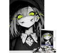 Green Eye Glow Jigsaw Puzzles 1000 Pieces for Adults Peaceful Calm Stress Relief Mindful Peaceful Leisure Game (50X75cm)