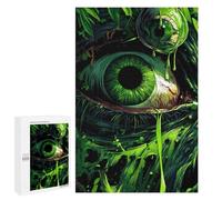 Green Eye Horror Poster -1 Puzzle 1000 Teile Schwer Puzzle Spielzeug Lernspiel Impossible Herausforderungsspielzeug Für Erwachsene Kinder 1000 PCS