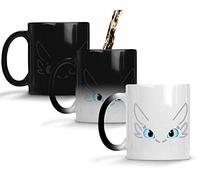Green Eyed Blue Eyed Dragon Kids/Child's Printed Ceramic Mug Coffee Cup (Blue Eyed Dragon Prime)