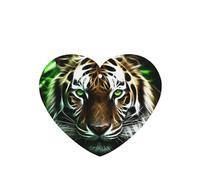 Green-Eyed Tiger Car Air Fresheners 6 Pcs, Funny Hanging Car Air Fresheners Cute Long Lasting Scented Mirror Hanging Decoration Ornaments Gift Interior Decor Accessories For Men Women