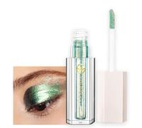 Green Eyeshadow, Liquid Glitter Eyeshadow, Shimmer Highly Pigmented Long Lasting Holographic Metallic Smokey Goth Makeup for Women