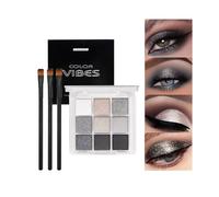 Green Eyeshadow Palette, Glitter Eye shadow Makeup, Shimmer & Matte Waterproof Eye Shadow Palette, GreenForest EyeShadow (Black)