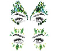 Green Face Gems for Festivals, Raves & Parties