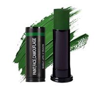 Green Face Paint Sticks - Eye Body Paint - Easy To Color Facepaint Halloween Makeup Stick - High Coverage & Non-Toxic Camouflage Makeup For Kids & Adults Party Cosplay, Football, Hunting