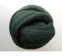 Green Family* 100% Pure Merino Wool for Felting, 30-200g (Forest Green, 80g)