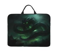 Green Feathered Serpent Laptop Inner Bag 14 Inch Laptop Sleeve Case for Laptop Briefcase Carrying Bag Pouch Skin Cover