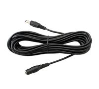 Green Feathers 10 Metre DC Power Extension Cable for 12V Cameras 2.1mm - Black Green Feathers Black