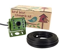 Green Feathers 1080p HD Outdoor Bird Feeder Camera with IR (Night Vision), IP68-Rated Casing, 4-in-1 Compatible with TVI, AHD, CVI and CVBS, Includes 20m Video Extension Cable