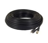 Green Feathers 30M BNC Cable + DC Power with RCA Audio Connectors - Black Green Feathers Black