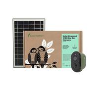 Feathers Solar Powered Bird Box WiFi Camera in Green, Metal | Charlies
