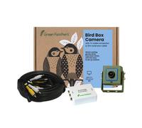 Green Feathers Bird Box Camera w/ TV Connection - 20M Cable and HDMI Adaptor, Multi