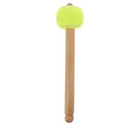 Green Felt Head Percussion Mallets with Long Wooden Handles | Gentle Impact, Nice Grip for Practice, Suitable for Beginners, Drummers, Piano and Gongs
