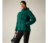 Green female 12 Dare 2b Women's Waterproof Entrusted Padded Jacket Green, Size: 12
