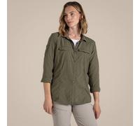 Green female 8 Craghoppers Women's NosiLife Adventure Long Sleeved Shirt III Green, Size: 8