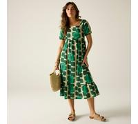 Green female 8 Regatta Orla Kiely Midi Summer Dress Green, Size: 8