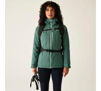 Green female 8 Regatta Women's Waterproof Highton Stretch Padded Jacket Green, Size: 8