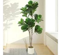 Green Fiddle Leaf Fig Tree, 180Cm Realistic Plant