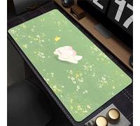 Green Field Animals Large Gaming Mouse Pad 1000x500x2 mm Long Computer Keyboard Mousepad XXL Mouse Mat Washable with Slip Rubber Base Desk Pad for PC, Laptop, Office