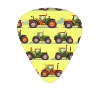 Green Fields Farming Machine Acoustic Guitar Picks - Premium Guitar Plectrum For Bass And Electric Guitar