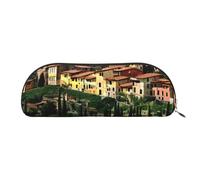 Green Fields Farming Machine Print Cosmetic Bags For Women,Receive Bag Makeup Bag Travel Storage Bag Toiletry Bags Pencil Case, Italy-tuscan, One Size