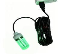 Green Fish Attracts Light - 8W USB Port Headlight, 1.18 x 2.76 Inch Mini Submarine Lamp, USB Powered Beacon | Underwater Night Fishing Accessories for Boat Jetty, Squid, Bonito, Tuna,
